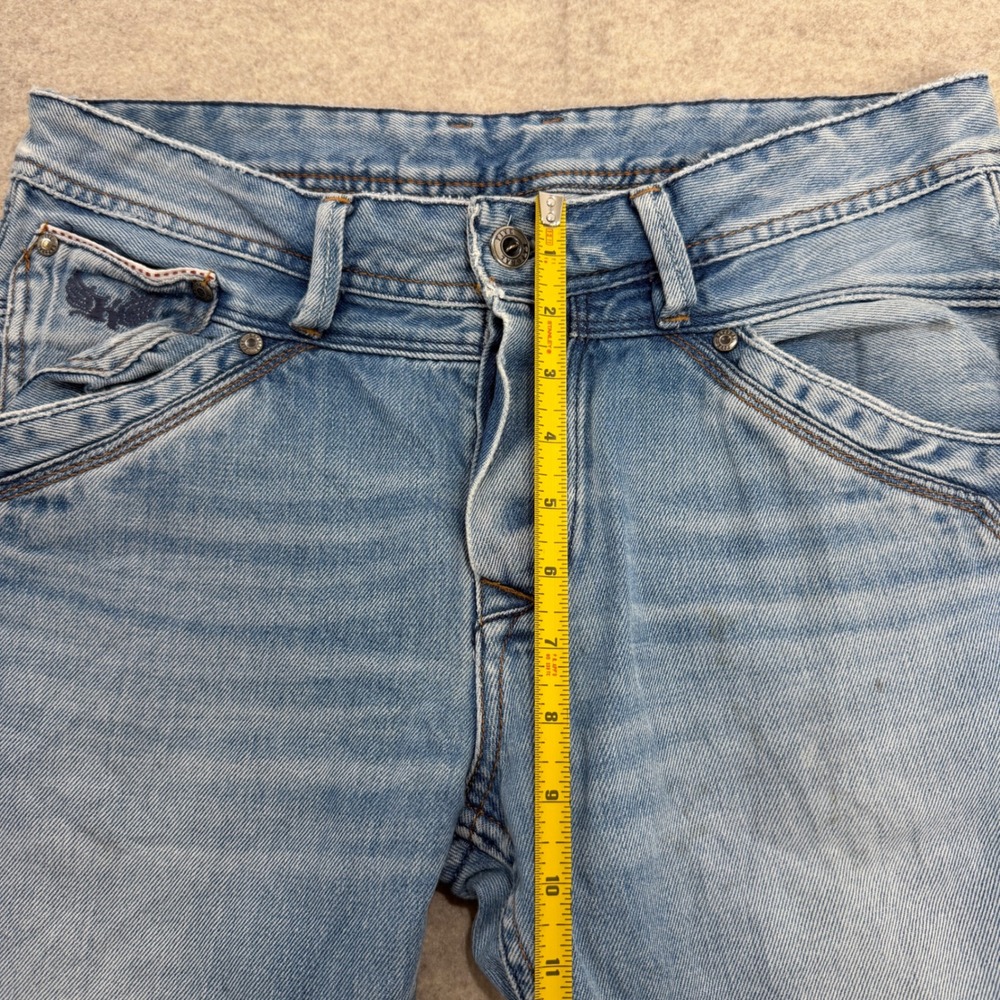 Kaporal 5 Legend Mens Blue Light Wash Straight Leg Euro Jeans Size 32x32 - Picture 4 of 5